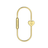 Gold Carabiner Bag Charm