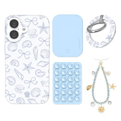 Coastal Seashells iPhone Bundle Set - Grip