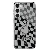 Playboy Checkmate Clear Samsung Case