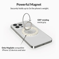 Stone Leopard MagSafe Grip Ring