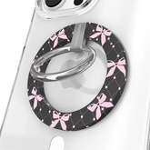 Lacy Pink Bows MagSafe Grip Ring