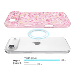 Pink Hanukkah Glitter iPhone Case