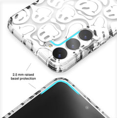 Clear Frosted Smiley Samsung Case