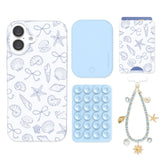 Coastal Seashells iPhone Bundle Set - Wallet
