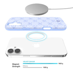 Lovely Blue Bows iPhone Case