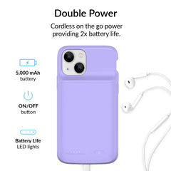 Light Purple iPhone Charging Case