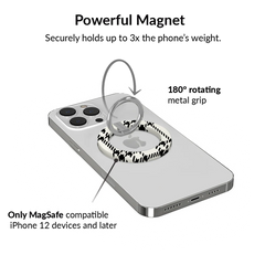 Houndstooth Sweater MagSafe Grip Ring
