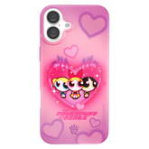 The Powerpuff Girls Airbrush Hearts iPhone Case