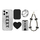 Lacy Black Bows iPhone Bundle Set