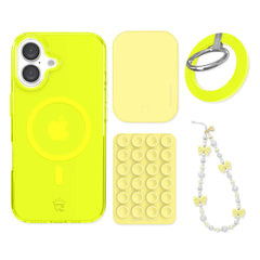 Neon Yellow iPhone Bundle Set - Grip