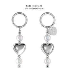 Pearl Heart Bag Chain