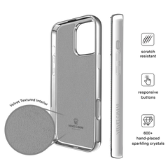 Chrome Caviar Crystals iPhone Case