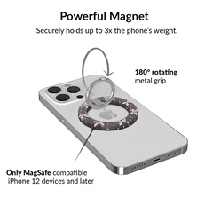 Lacy Pink Bows MagSafe Grip Ring