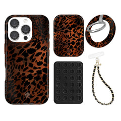 Leopard Tort iPhone Bundle Set - Grip