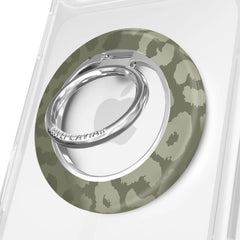 Olive Leopard MagSafe Grip Ring