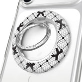 Lacy Black Bows MagSafe Grip Ring