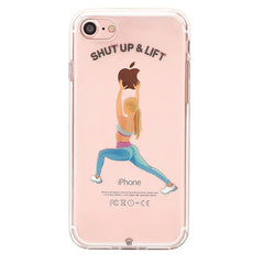 Shut Up & Lift iPhone Case Blonde Hair