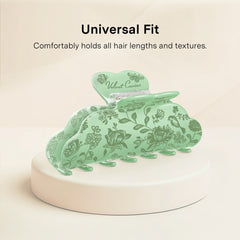 Storybook Sage Floral Hair Clip