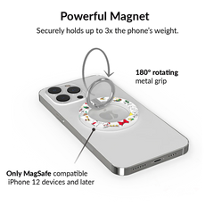 Snoopy Christmas Glitter MagSafe Grip Ring