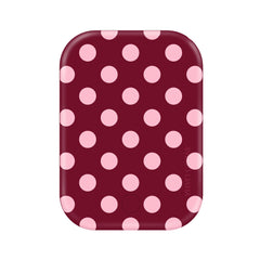Raspberry Polka Dot Portable MagSafe Charger Power Pack