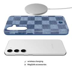 Denim Vibe Checkered Samsung Case