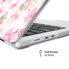 Posie Pink Bows MacBook Case