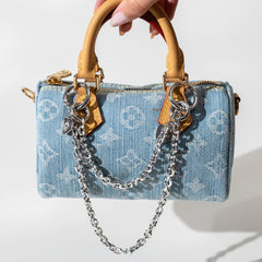 Large Silver Bag Chain