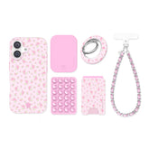 Dainty Pink Floral iPhone Bundle Set