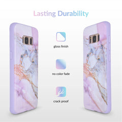 Violet Sky Marble Samsung Case
