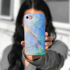 Blue Opal iPhone Case