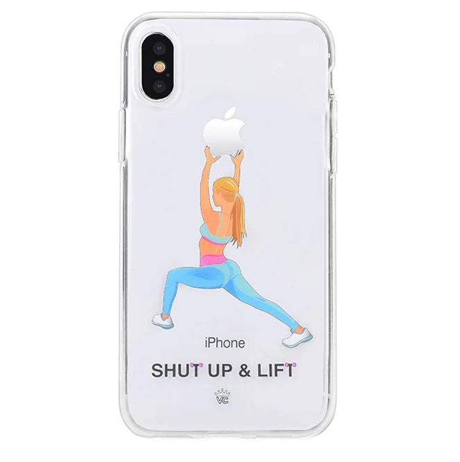Shut Up & Lift iPhone Case Blonde Hair