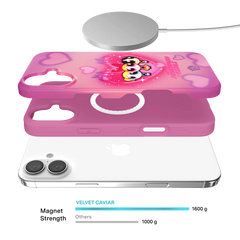 The Powerpuff Girls Airbrush Hearts iPhone Case
