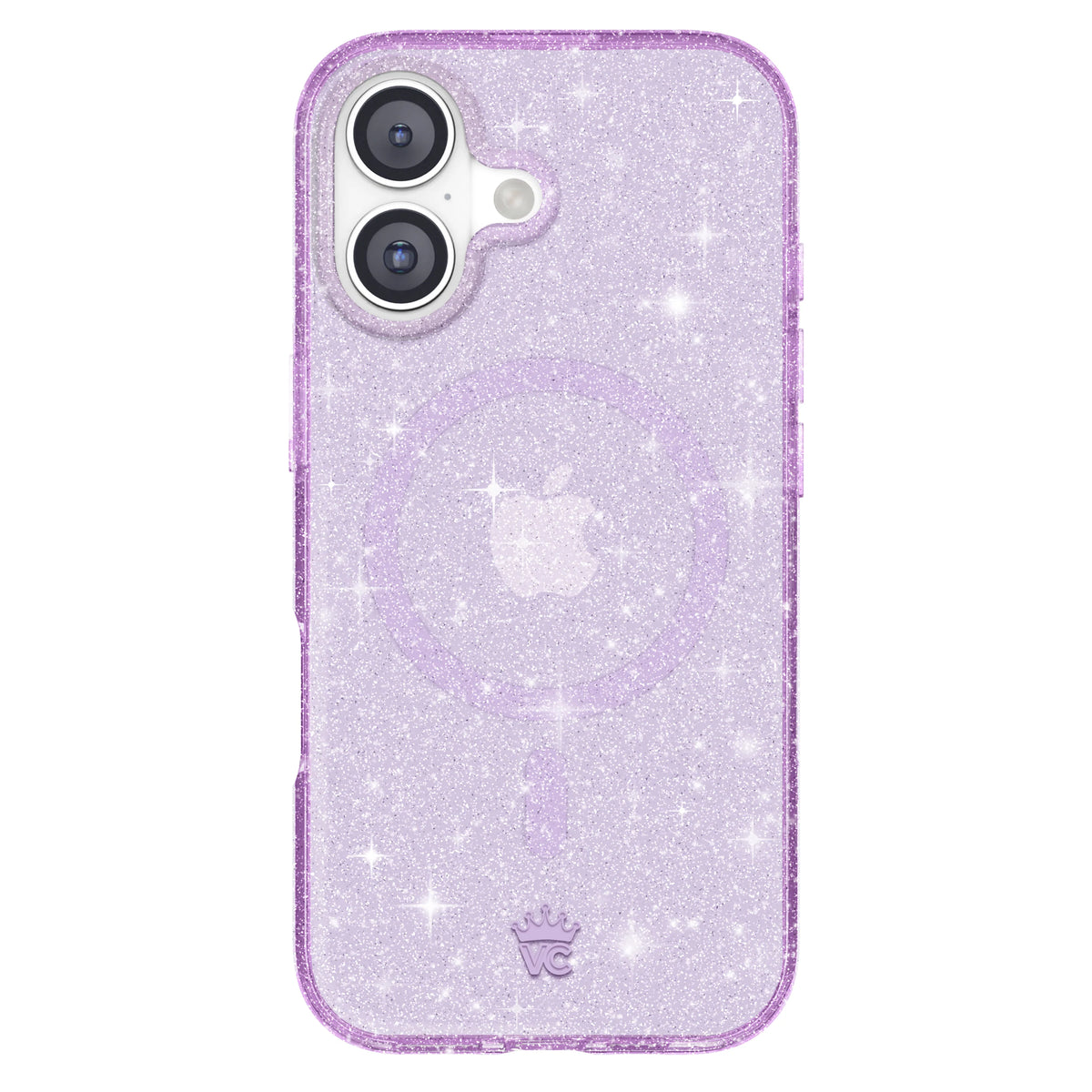 Lilac Stardust Glitter iPhone Case