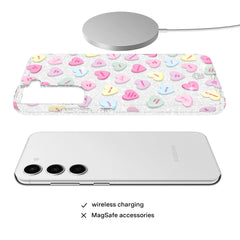 Sweet Hearts Glitter Samsung Case