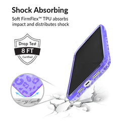 Electric Purple Leopard iPhone Case