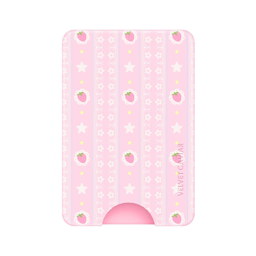 Strawberry Macaron MagSafe Wallet
