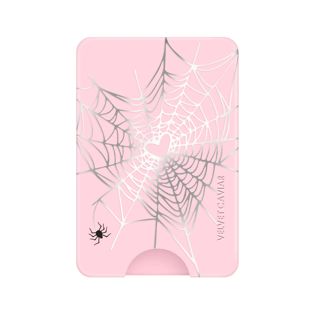 Widow’s Web Chrome MagSafe Wallet