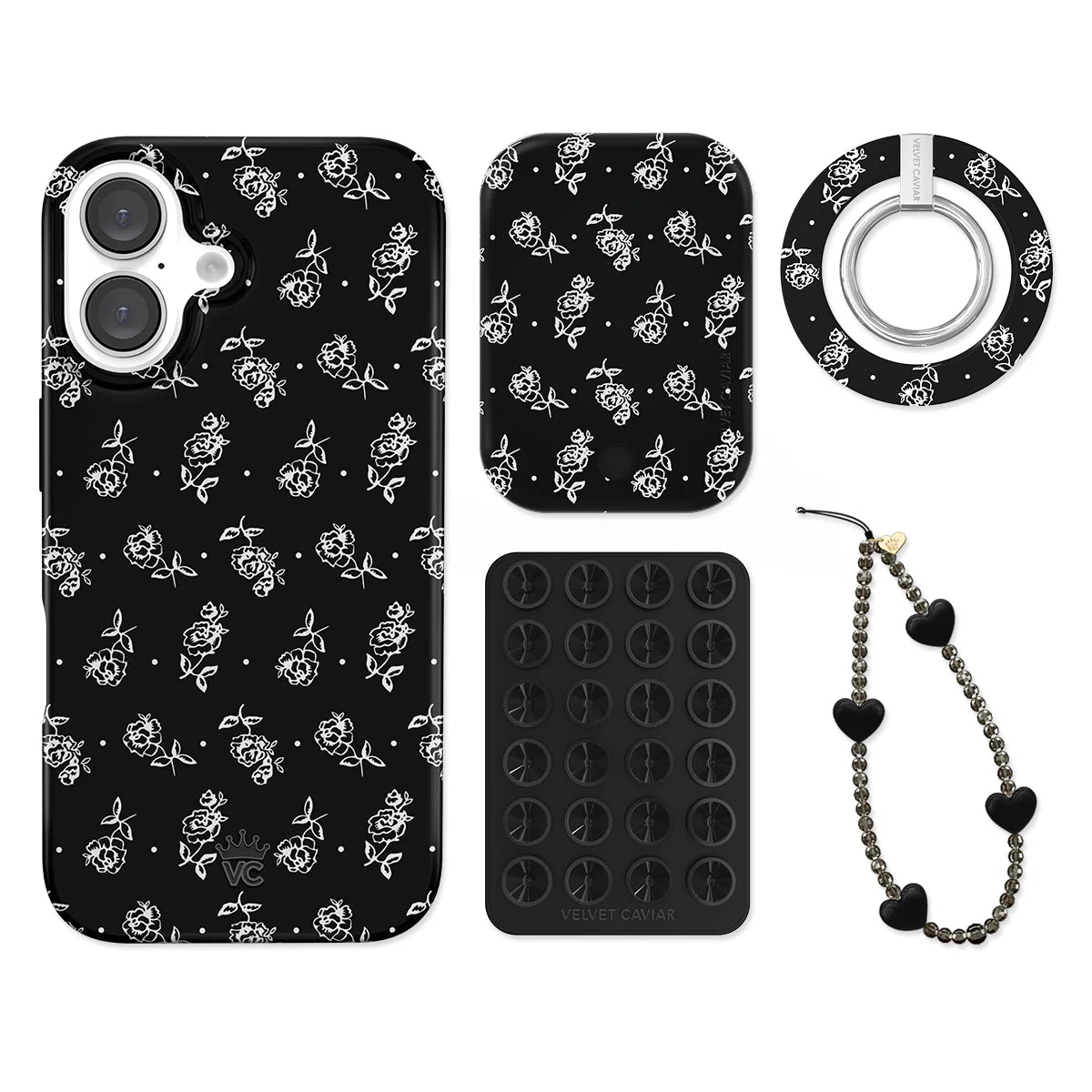Vintage Roses iPhone Bundle Set - Grip