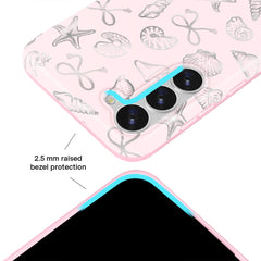 Pink Coastal Seashells Samsung Case