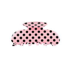 Princess Pink Polkadot Hair Clip