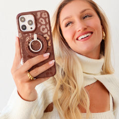 Chocolate Leopard iPhone Case