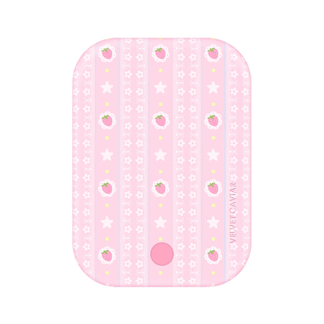 Strawberry Macaron Portable MagSafe Charger Power Pack