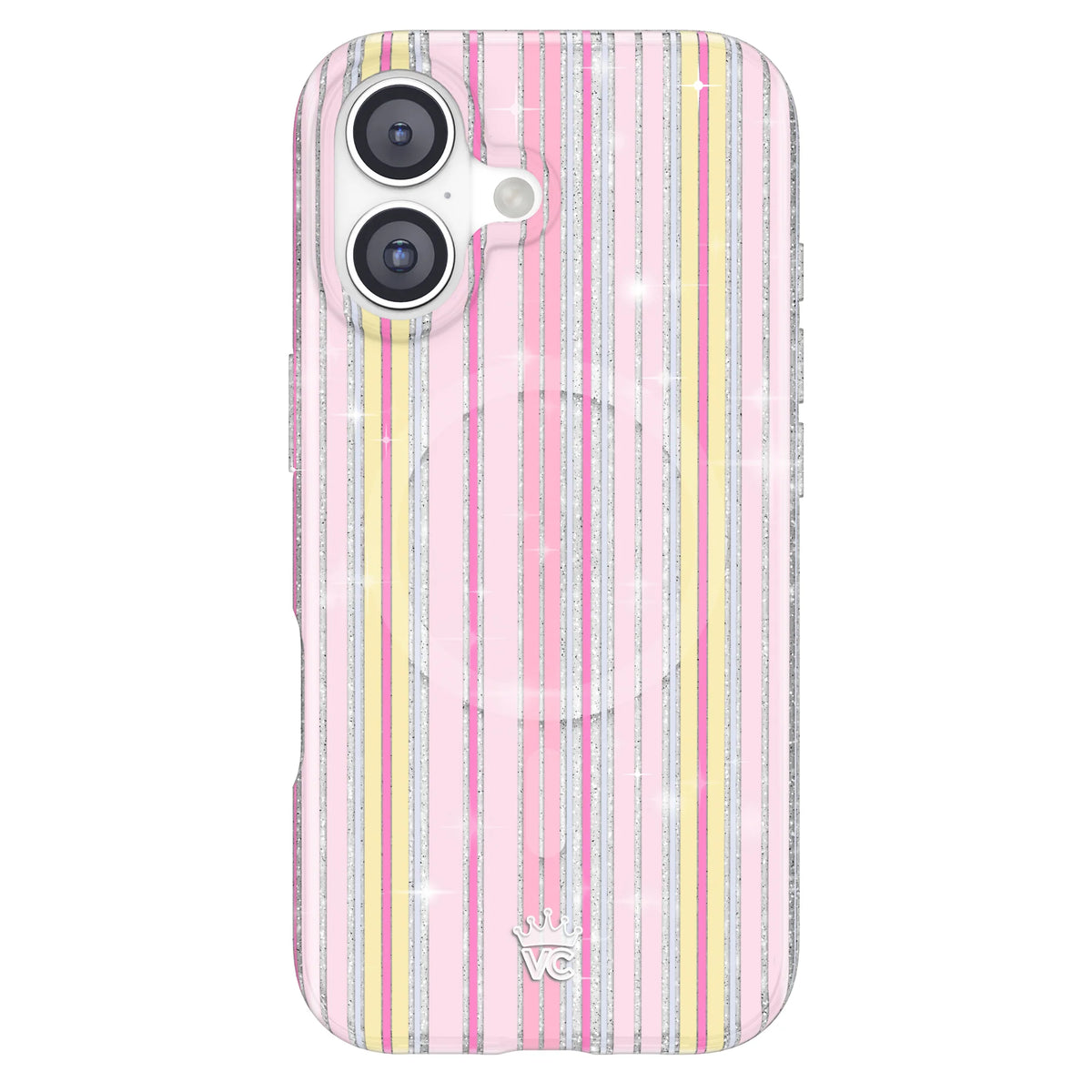 Sunkissed Stripes Glitter iPhone Case