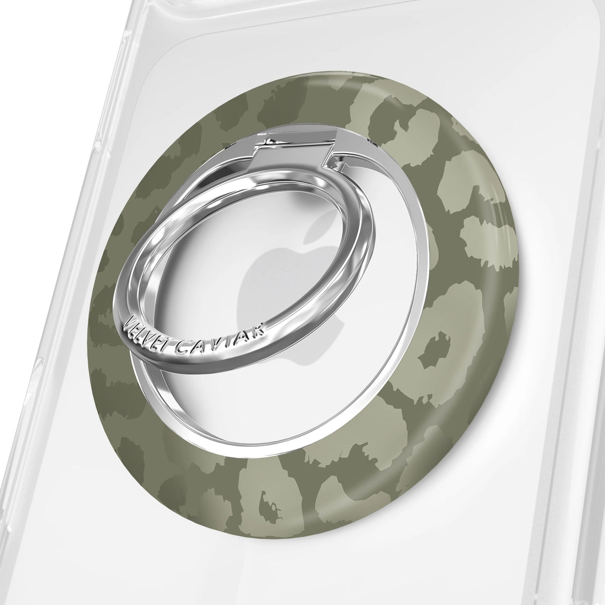 Olive Leopard MagSafe Grip Ring