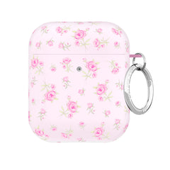 Dainty Pink Floral AirPod Case