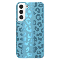 Blue Sapphire Leopard Samsung Case