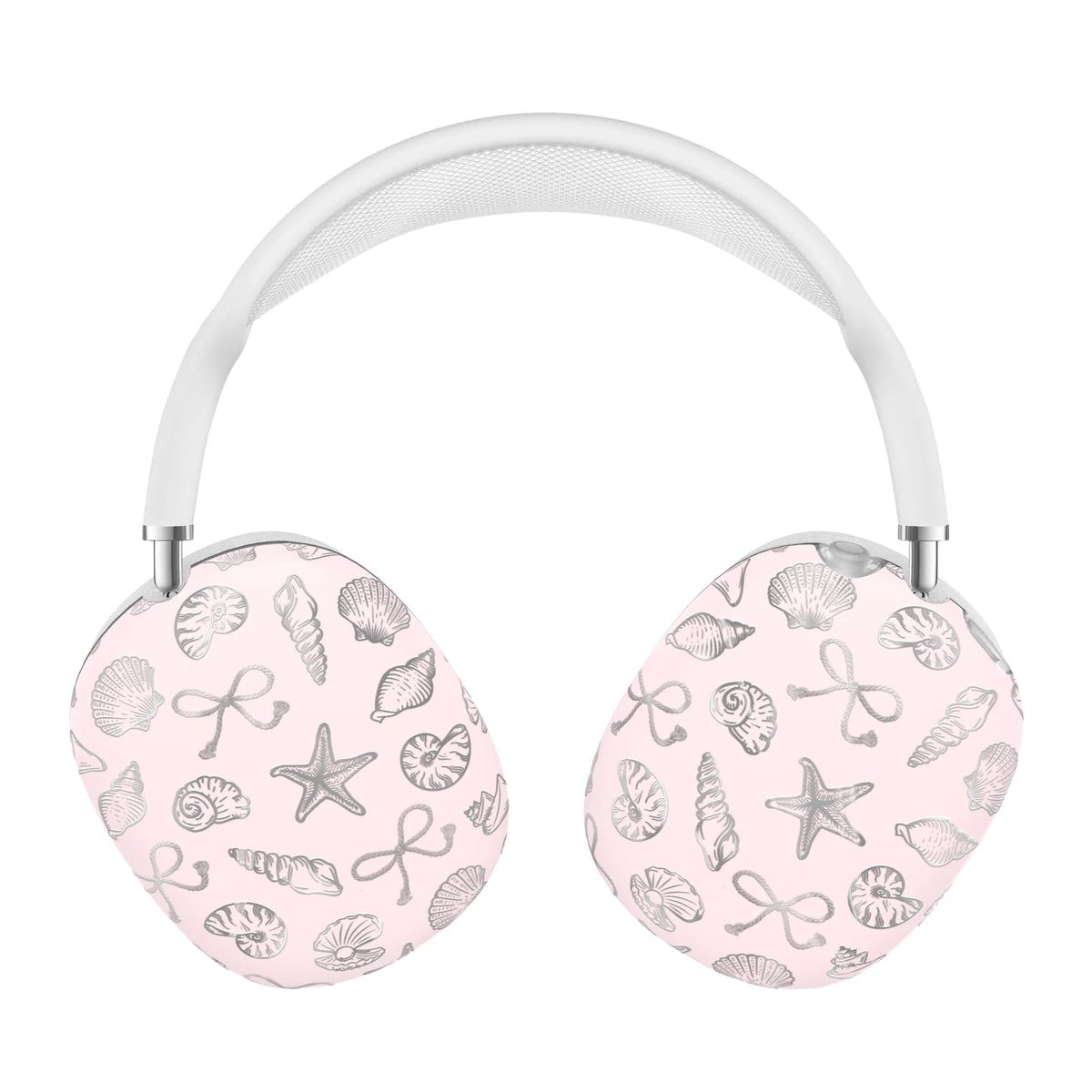 Pink Coastal Seashells AirPod Max Case