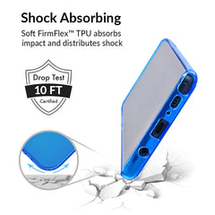 Neon Blue Clear Samsung Case