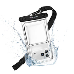Silver Holo Waterproof Floating Phone Pouch