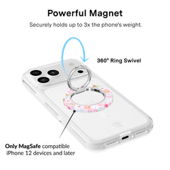 Spring Whimsy Stamps Glitter MagSafe Grip Ring
